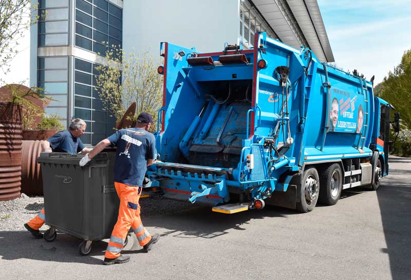 Abfallsammlung und Wertstoffentsorgung sowie Recycling bei der Schwendimann AG