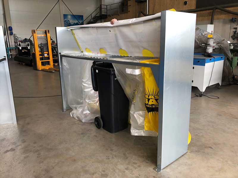 Trennbox Recyclingsystem offen