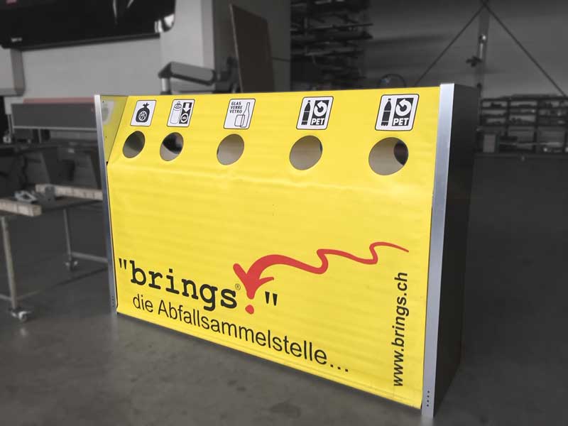 Trennboxen für saubere Entsorgung und Abfalltrennung an Ihrem Anlass