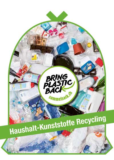 Kunststoffrecycling mit dem Sammelsack von InnoRecycling.