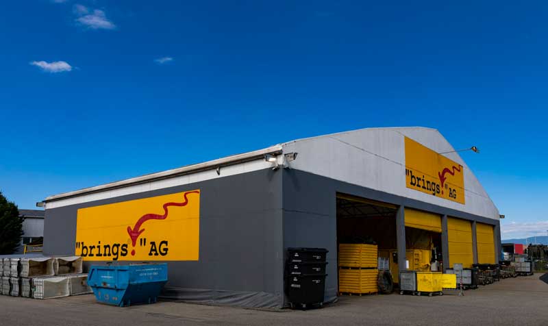 Abfallsammelstellen brings