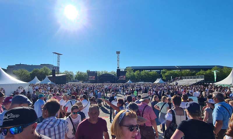 Abfallentsorgung an Konzerten, Messen und Grossveranstaltungen.