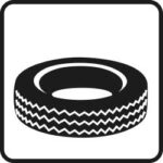 Pneus entsorgen von Autos und Lastwagen