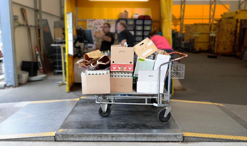 Wir wägen auf mobilen Waagen oder Fahrzeugwaagen