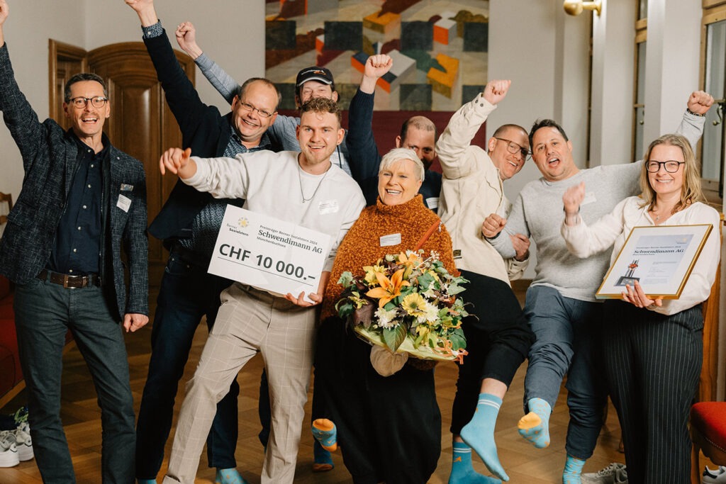 Die Schwendimann AG gewinnt den Berner Sozialstern 2024