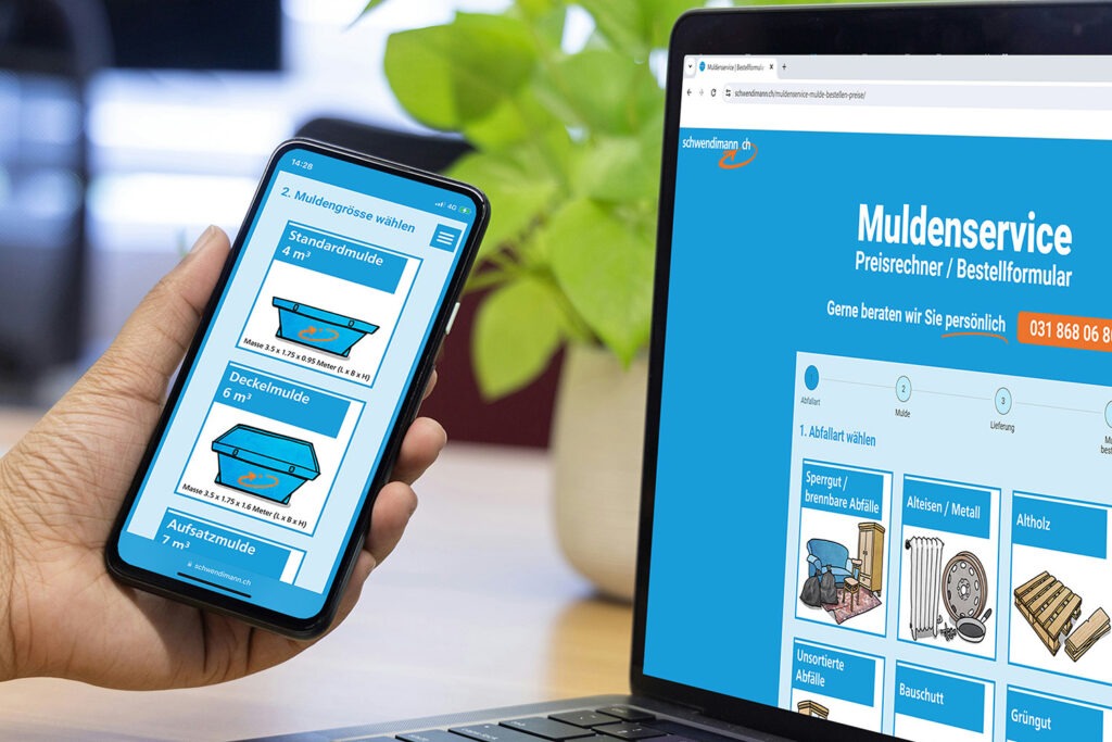 Muldenservice Preisrechner online bestellen