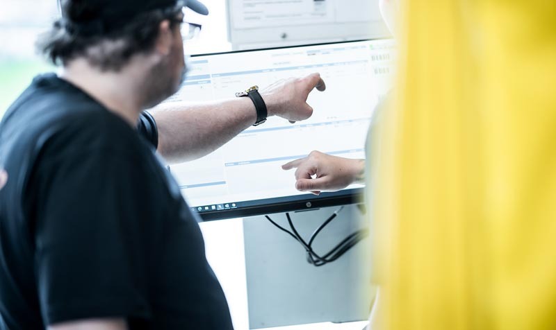 die Waage. Einfach Einwägen per Knopfdruck