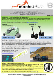 Machsblatt 2012