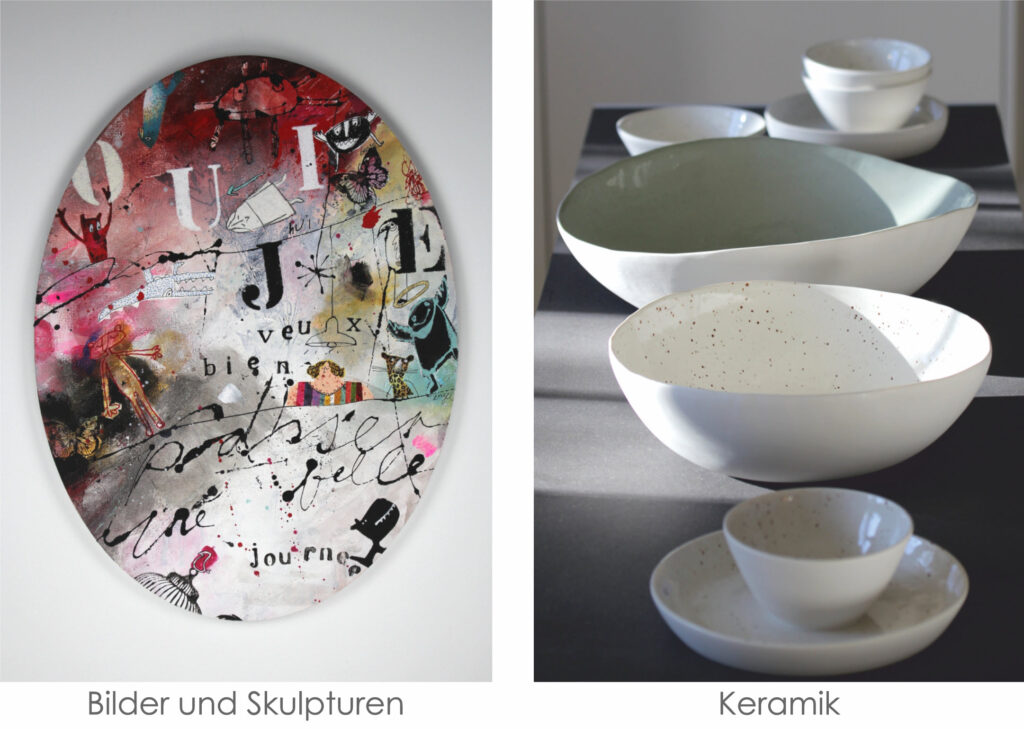 Keramik und Skulpuren im GALSEUM Biberist. Jolanda und Kim Schwendimann