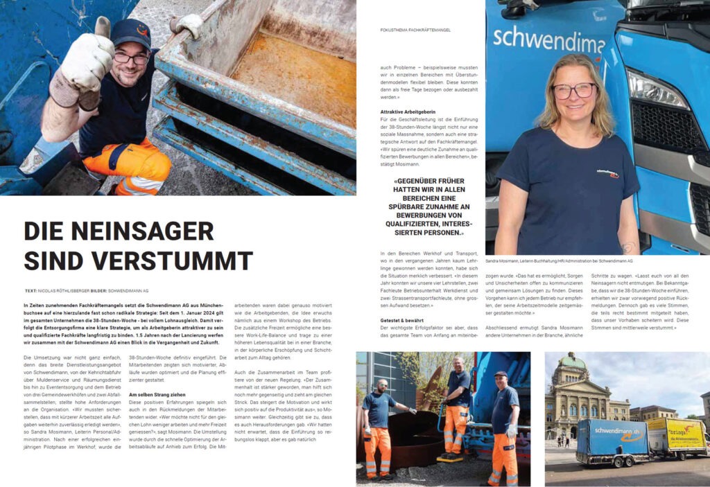 Wir sind ja eher Jasager. Spannender Artikel im STR Magazin über die 38-Stunden-Woche