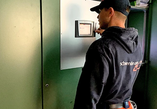 Wir führen Kontrollen auf dem Areal durch