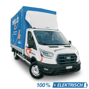E-Transit Elektro Lieferwagen mit Hebebühne gibt es jetzt zum Mieten